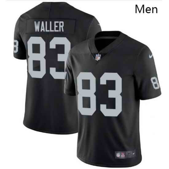 Oakland Raiders 83 Darren Waller Black Vapor Limited Jersey